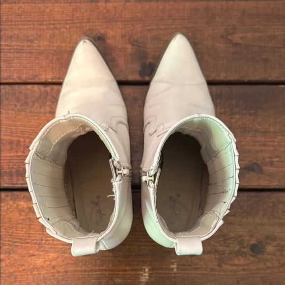 Western Block Heel Ankle Boots - Picture 4 of 7